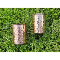 Just Copper Dimple Copper Cup - Set of Four with Gift Box